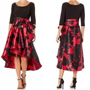 R&M Richard’s hi low floral dress